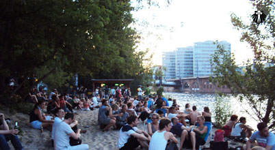 Pôr do Sol na Beira do Rio Spree