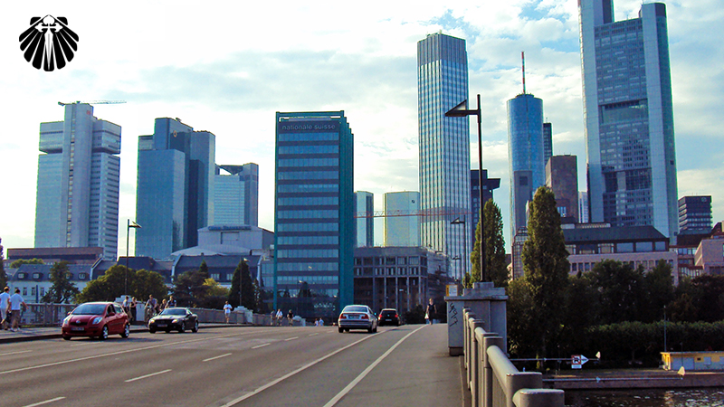 Mainhatham - prédios junto ao rio Main