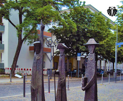 Peregrinos na Igreja de São Leonardo