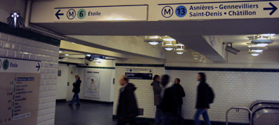 Metrô de Paris, mlhor maneira de conhecer a cidade.