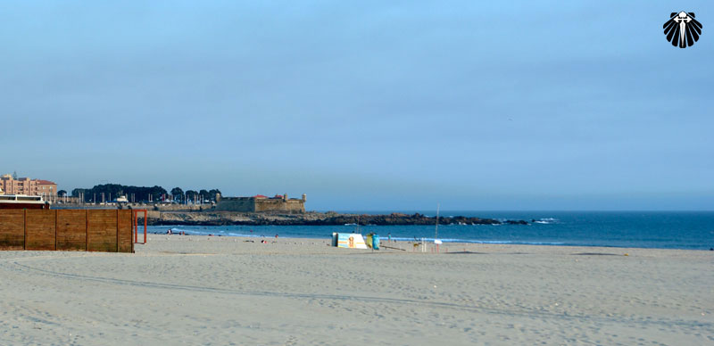 Praia da Foz na cidade do Porto.